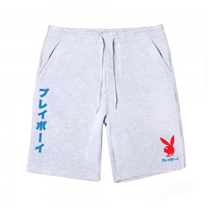 Pánské Kraťasy Playboy Japanese Rabbit Head Černé | PLBY-592943