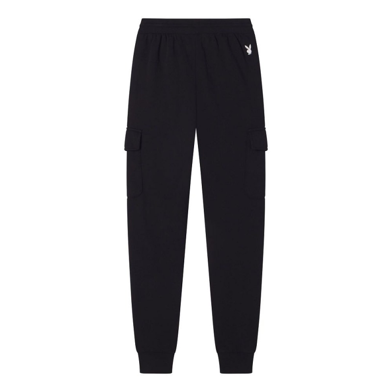 Dámské Kalhoty Jogger Playboy The Cover Collage Šedé | PLBY-592766