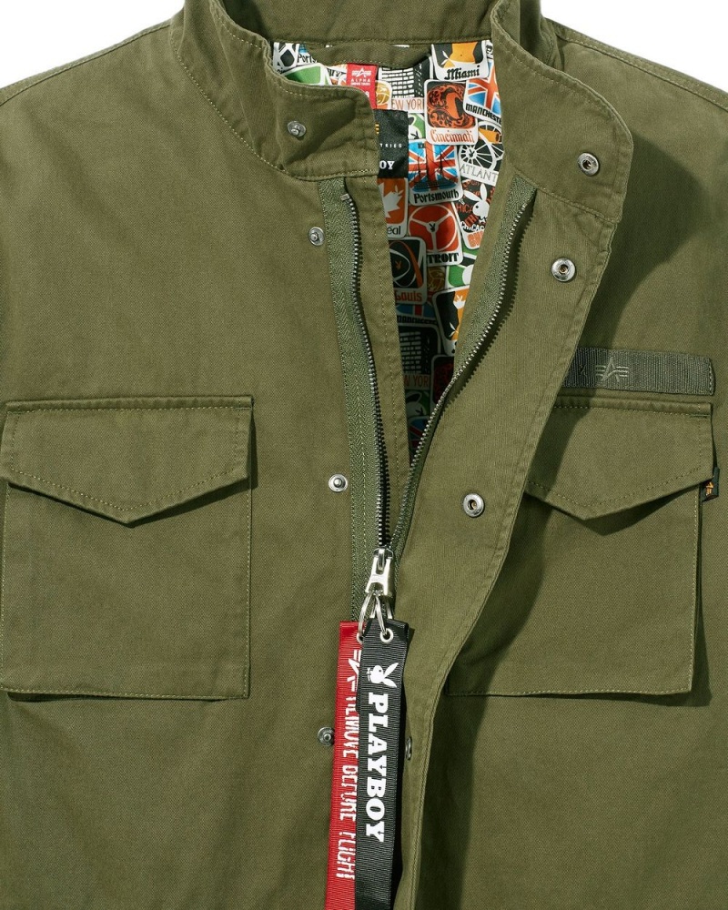 Pánské Bundy Playboy x Alpha Industries Field | PLBY-593092
