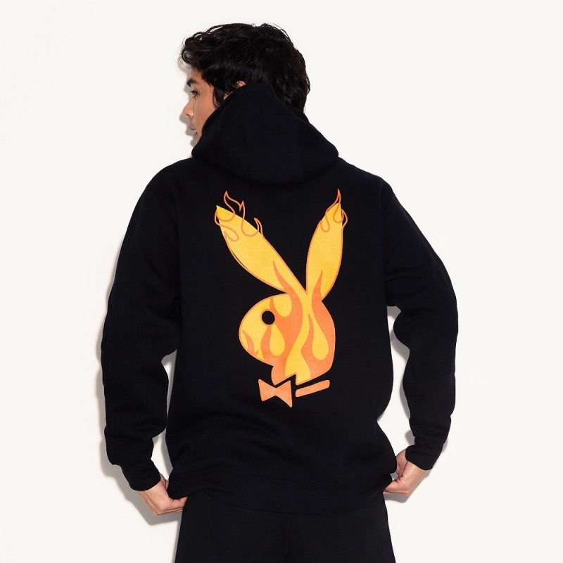 Pánské Mikina s Kapucí Playboy Fire Starter | PLBY-593029