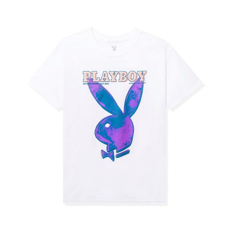 Pánské T-shirt Playboy January 1986 Andy Warhol Cover Hnědé | PLBY-593160